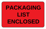 OL1125 - 3.0625" x 1.8375" - Packaging List Enclosed Label