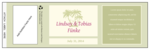 OL5950 - 8" x 2.5" - Paradise Wedding 12oz Water Bottle Label