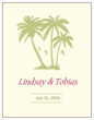 OL450 - 4.25" x 5.5" - Paradise Wedding Label