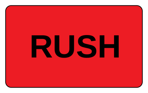 OL1125 - 3.0625" x 1.8375" - Rush Label