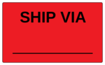 OL6675 - 5" x 3" - Ship Via Label