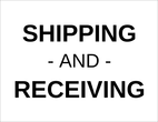 OL175 - 8.5" x 11" - Shipping and Receiving Label
