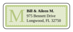OL875 - 2.625" x 1" - Chesapeake - Key Lime Wedding Address Label
