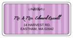 OL125 - 4" x 2" - OL125 - Madison Avenue - Purple Wedding Shipping Label