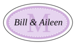 OL9830 - 2.5" x 1.375" Oval - Chesapeake - Lavender Wedding Round Envelope Label
