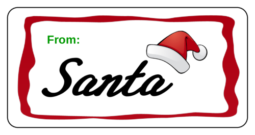 address label clip art free christmas - photo #42