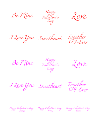 OL196 - 2.2754" x 1.8872" - Valentine's Day Heart Label Expressions