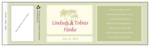 OL7800 - 8.5" x 2.5" - Paradise Wedding 16oz Water Bottle Label