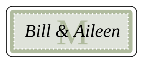 OL875 - 2.625" x 1" - Chesapeake - Pistachio Wedding Envelope Label