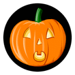 OL350 - 2.5" Circle - Pumpkin Circle