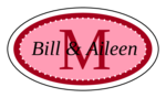OL9830 - 2.5" x 1.375" Oval - Chesapeake - Rose Wedding Round Envelope Label