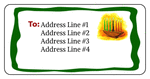 OL125 - 4" x 2" - Kwanzaa Address Label