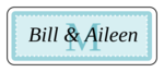 OL875 - 2.625" x 1" - Chesapeake - Sky Wedding Envelope Label
