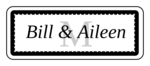 OL875 - 2.625" x 1" - Chesapeake - Tuxedo Wedding Envelope Label