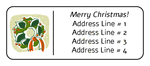 OL875 - 2.625" x 1" - Wreath Address Label