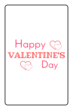 OL800 - 2.5" x 1.563" - Happy Valentine