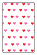 OL800 - 2.5" x 1.563" - Hearts Candy Favor Printable for Hershey Mini Chocolate Bars