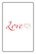 OL800 - 2.5" x 1.563" - Love with Hearts Valentine
