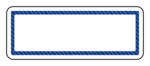 OL875 - 2.625" x 1" - Blue Diagonal Stripes Address Label