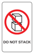 OL1125 - 3.0625" x 1.8375" - Do Not Stack Label