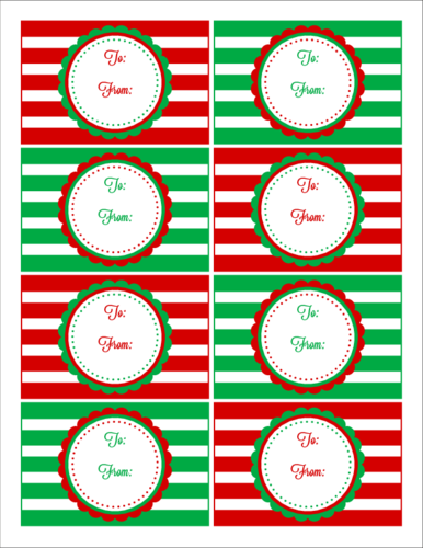 Christmas Labels - Christmas Label Templates