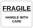 OL150 - 4" x 3.33" - Fragile - Handle With Care - Basic Design