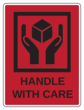 OL500 - 4" x 3" - Handle With Care Label