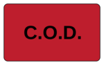 OL1125 - 3.0625" x 1.8375" - C.O.D. - Collect on Delivery Shipping Label