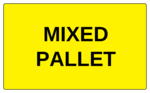 OL6675 - 5" x 3" - Mixed Pallet Label