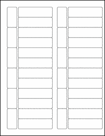 Fluorescent Pink - 2.7953" x 0.8268" Library Labels