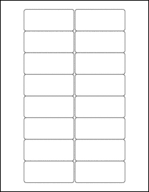 Pastel Yellow - 73.02 mm x 31.75 mm Labels