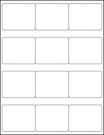 Aggressive White Matte - 2.75" x 2.1825" Labels