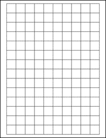 100% Recycled White - 3/4" x 3/4" Labels