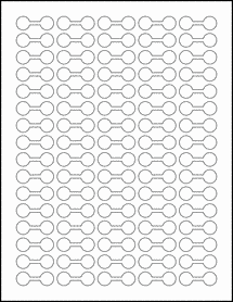 Brown Kraft - 1.375" x .5" Labels