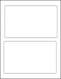 Fluorescent Pink - 7.375" x 4.5" Online Postage Labels