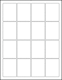 Aggressive White Matte - 1.9" x 2.5" Labels