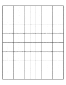 Clear Matte Laser - 0.72" x 1.2" Labels