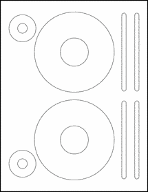 Brown Kraft - 4.62" CD Labels