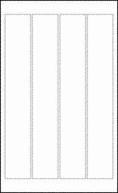 Weatherproof Gloss Inkjet - 47.62 mm x 304.8 mm Large Format Labels