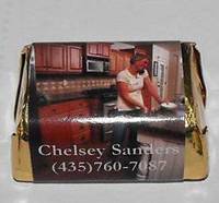 Chocolate Candy Wrapper Label