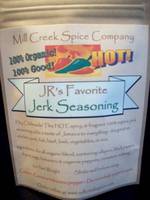 JR's Favorite Jerk Seasoning Packaging Label