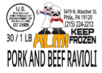 ALMIs Pork and Beef Wholesale Box Labels