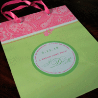 Wedding Gift Bag Labels