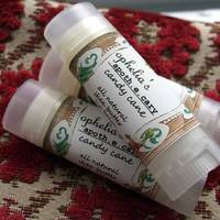 Ophileas Apothecary Cand Cane Lip Balm Label