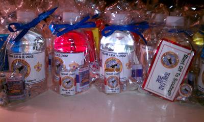 Staff appreciation gifts for a Boy Scout Training event