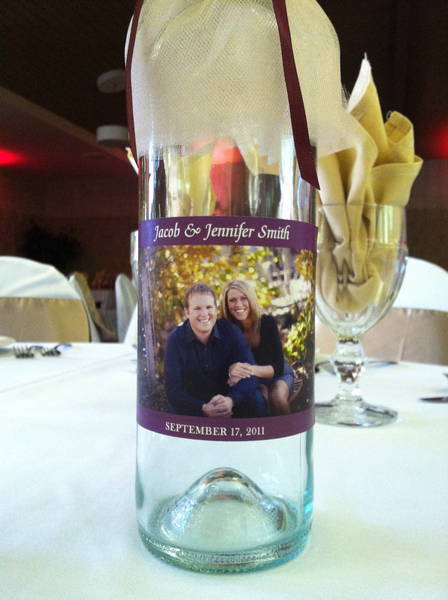 Wedding Wine Bottle Label