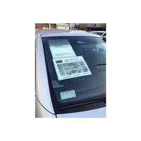 Auto Window Sticker Labels