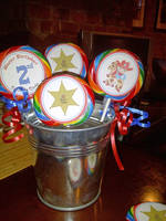 Cowboy Lollipop Stickers