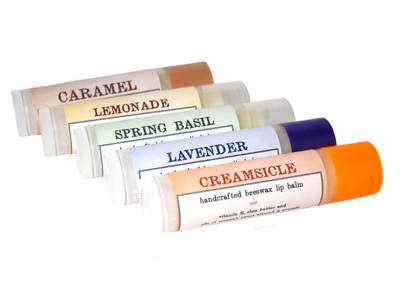The Pomegranate Seed Lip Balm Labels