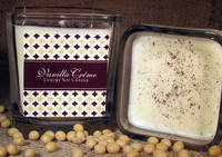 Natural Candle Pastries Vanilla Creme Candle Labels